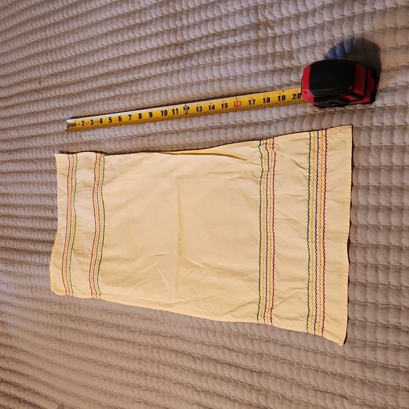 Clean yellow vintage cotton runner - Picture 2 of 6